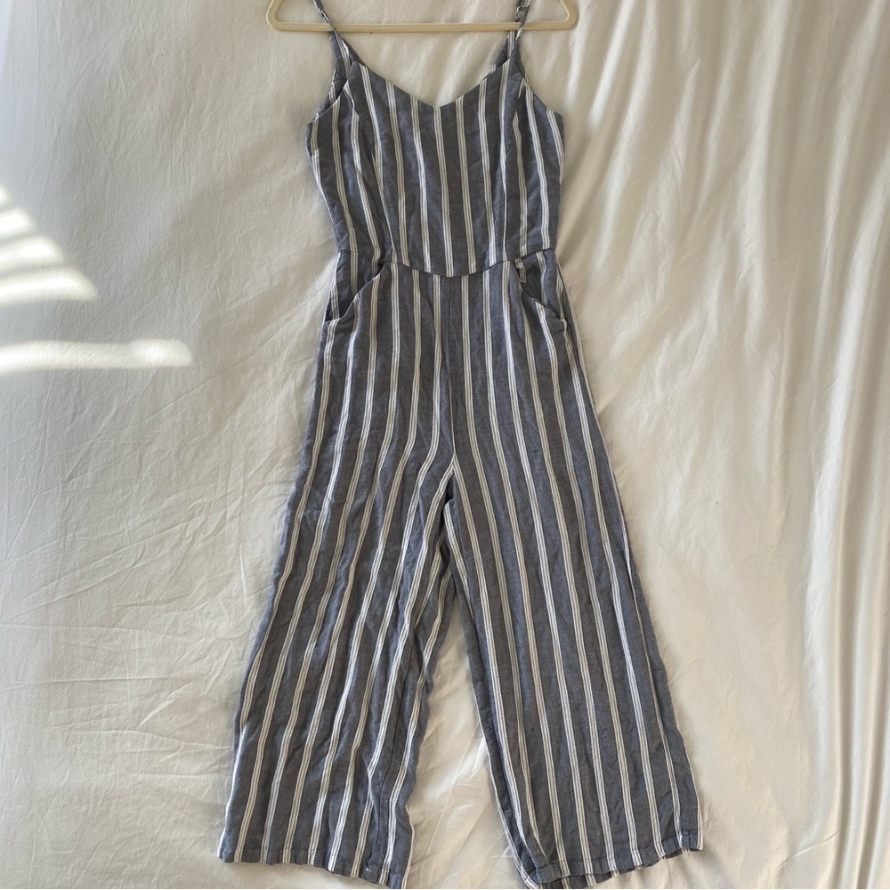 Pinstripe Jumpsuit